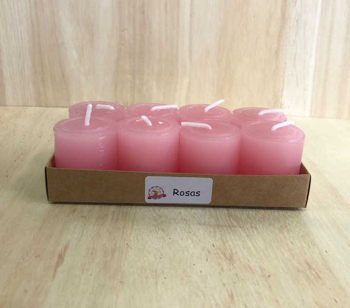 Velas aroma Rosas